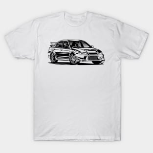 EUROBEAT INTENSIFIES - LANCER EVO CP9A full-body version T-Shirt